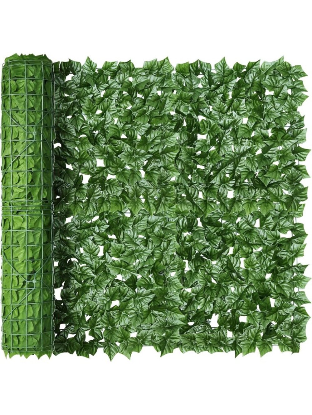 Artificial Ivy Privacy Fence Screen - 120x40in Faux Green Wall Panel for Patio